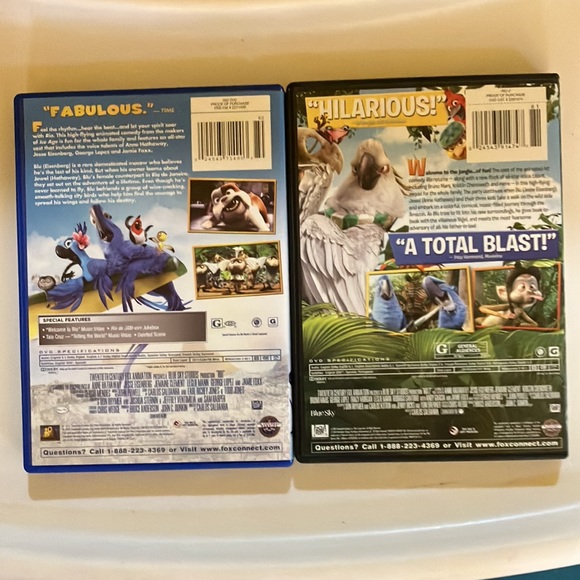 A set of 2 RIO DVDs: “Rio” and “Rio2”. - Picture 2 of 5